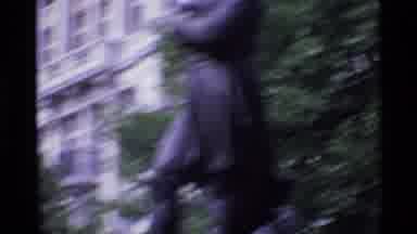 London England (1969): Statues Of People Historical Building Big Buildings