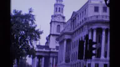 London England (1969): A View Of A City's Historical Monuments