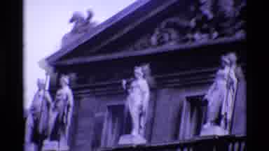 London England (1969): Filming Various Marble Statues While On Vacation In A