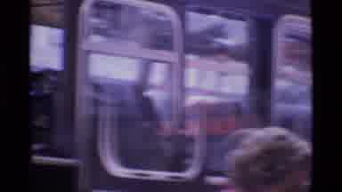 London England (1969): People Riding Public Transportation In The City
