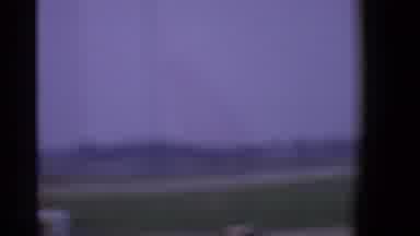 London England (1969): Video Footage Shows A View From Inside An Airplane Looking