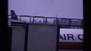 London England (1969): Canadian Plane At An Airport