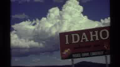 Holland Lake Montana USA (1972): Idaho Welcomes You Please Drive Carefully Was You