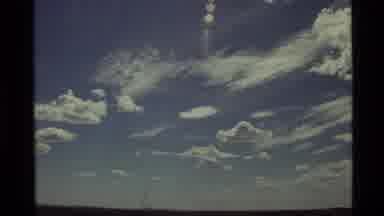 Holland Lake Montana USA (1972): A Sky Being Recorded Moving From Left To Right