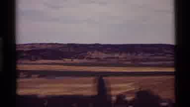 Holland Lake Montana USA (1972): Panorama Of Desert Plains