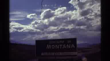 Holland Lake Montana USA (1972): Gorgeous Sky Full Of Clouds Are A Beautiful