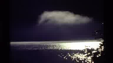 Holland Lake Montana USA-1972: Night Time On River