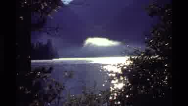 Holland Lake Montana USA (1972): People Walking Up A Trail In A Heavily Wooded