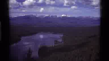 Holland Lake Montana USA (1972): Beautiful View Of Nature That Includes Mountains