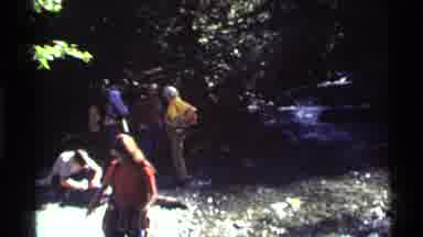 Holland Lake Montana USA (1972): All Those Who Came To The Waterfall