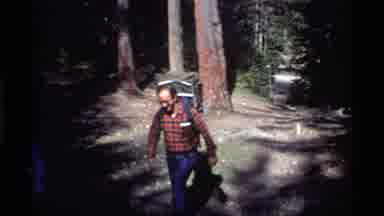 Holland Lake Montana USA (1972): People Hiking In Woods In Possibly Holland During