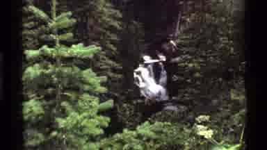 Holland Lake Montana USA (1972): Danger Of Waterfall