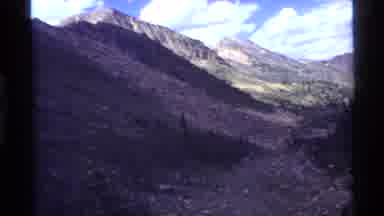 Holland Lake Montana USA (1972): Vintage Footage Of A Mountain View On A Sunny And