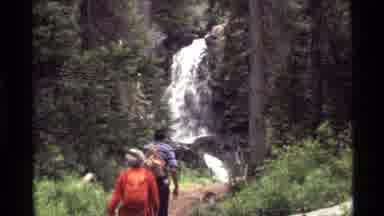 Holland Lake Montana USA (1972): People In Nature Enjoying A Day Among Friends To