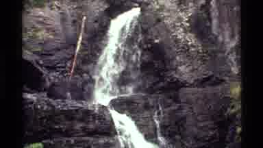 Holland Lake Montana USA (1972): Relaxing Close-Up Then Zoom Out Of A Small Dual