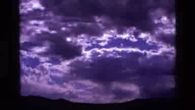 Idaho USA (1972): Cloudy Sky Over Mountainous Horizon
