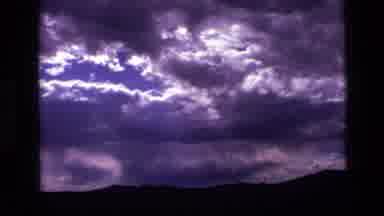 Idaho USA (1972): Amazingly Cool Ominous Awesome Purple Sky Most Likely Before A