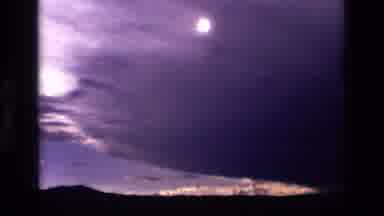 Idaho USA (1972): Dark Blue Sky With Clouds