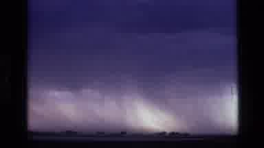 Idaho USA (1972): Colored Video Footage Of Raining Weather And Clouds Off In The