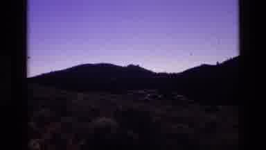 Idaho USA (1972): A Sunset Is Approaching Beyond The Vast Mountains And Desert