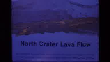 Idaho USA (1972): Park Sign With Picture Titled North Crater Lava Flow