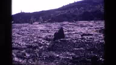 Idaho USA (1972): View Of Barren Field And Hills On A Clear Day