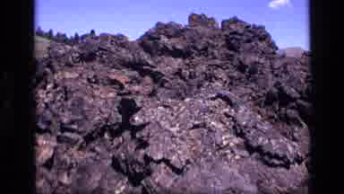 Idaho USA (1972): View Of Mountain Against Blue Sky On A Bright Sunny Day