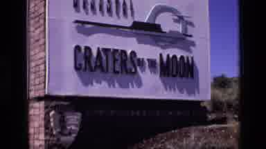 Idaho USA (1972): Tourist Visits Moon Rock Laboratory In The Wilderness For