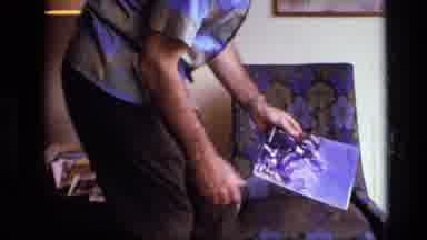 SCAPEGOAT WILDERNESS MONTANA USA .MP-1973: Man Smoking Pipe Sits Down With A