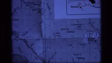 SCAPEGOAT WILDERNESS MONTANA USA .MP-1973: The Old Film Depicts A Map Of An