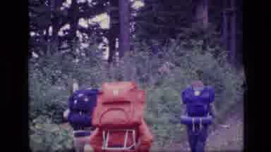 SCAPEGOAT WILDERNESS MONTANA USA .MP-1973: Hiking Backpack Group Wilderness
