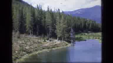 SCAPEGOAT WILDERNESS MONTANA USA .MP-1973: River Mountain And Trees Are In The