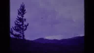 SCAPEGOAT WILDERNESS MONTANA USA .MP-1973: Large Mountain Seen In Bluish Color