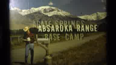Agate Springs Montana USA (1975): Cowboys In The Absaroka Mountain Range