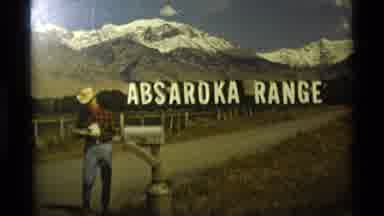 Agate Springs Montana USA (1975): Absaroka Range On July 27 To August 8 In 1975