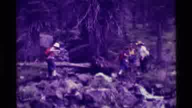 Agate Springs Montana USA (1975): The Tracking Persons Are Walking In The