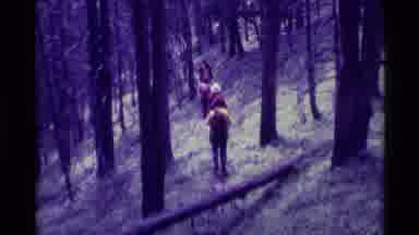 Agate Springs Montana USA (1975): Hiking Group Walking In The Woods