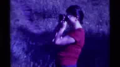 Agate Springs Montana USA (1975): The Women Watching Through Scope