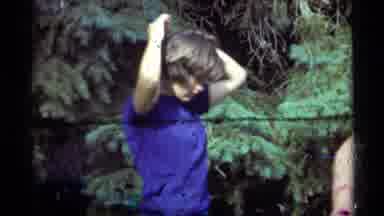 Agate Springs Montana USA (1975): Washing Outside With A Group Of People By My