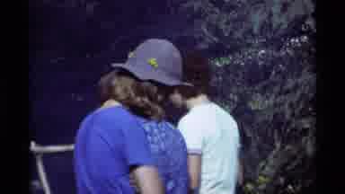 Agate Springs Montana USA (1975): People Camping And Walking In The Woods