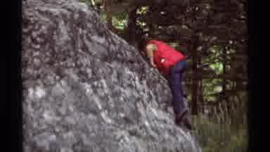 Agate Springs Montana USA (1975): Climbing Rock People