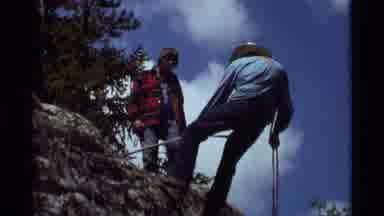 Agate Springs Montana USA (1975): Family Outing In The Mountains Where A Man Is