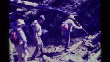 Agate Springs Montana USA (1975): A Group Of Hikers Traveling Dangerous Territory