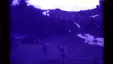 Agate Springs Montana USA (1975): Many People Working On Hillside During The