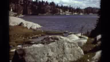 Agate Springs Montana USA (1975): Beautiful Scenery Upon A Calm Pretty Lake With
