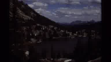 Agate Springs Montana USA (1975): People Walking On The Mountain And Enjoying The