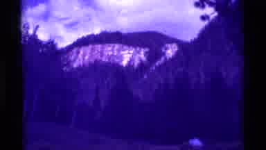 Agate Springs Montana USA (1975): View Of Several Large Green Hills With The