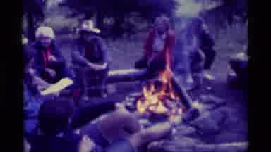 Agate Springs Montana USA (1975): Old Footage Of Campers Engaging With One Another