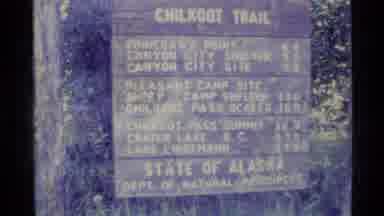 Alaska USA (1977): Old Trail Sign In Alaska