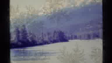 Alaska USA (1977): Scenes From A Mountainous Region In Winter Forested Areas
